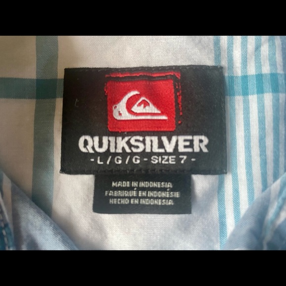QUIKSILVER Boys short sleeve button up shirt - Picture 5 of 7